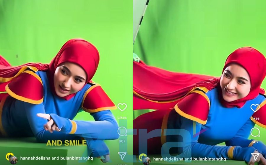 VIDEO] Comelnya! Hannah Delisha Bawa Karakter 'Superhero' Berhijab, Peminat  Teruja - XTRA